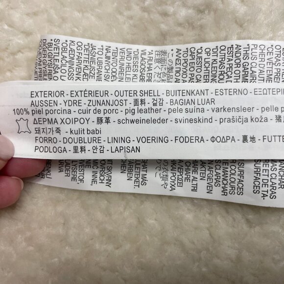 NWT Zara Woman Suede + Faux Shearling Bomber - Picture 8 of 9